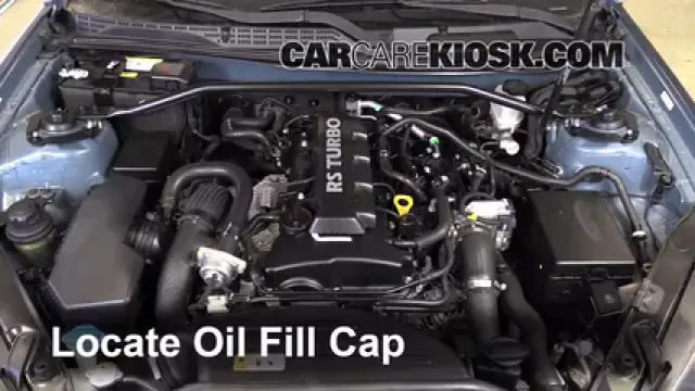 2013 Hyundai Genesis Coupe 2.0T Premium 2.0L 4 Cyl. Turbo Aceite Agregar aceite